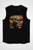 Five Finger Death Punch Baskılı Unisex Siyah Kolsuz Tişört
