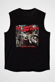 Five Finger Death Punch Baskılı Unisex Siyah Kolsuz Tişört