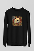 Five Finger Death Punch Baskılı Unisex Siyah Sweatshirt