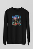 Five Finger Death Punch Baskılı Unisex Siyah Sweatshirt