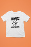 Fizik Atom Modeli Baskılı Unisex Beyaz Çocuk Tişörtü - Tshirt