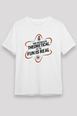 Fizik Teorik Baskılı Unisex Beyaz Tişört - Tshirt