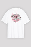 Fizikçi Beyaz Unisex Oversize Tişört T-Shirt