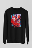 Flamenko Siyah Unisex Sweatshirt