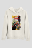 Flash Gordon Beyaz Unisex Hoodie