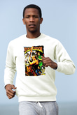 Flash Gordon Beyaz Unisex  Sweatshirt