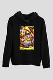 Flash Gordon Siyah Unisex Hoodie