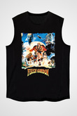 Flash Gordon Siyah Unisex  Kolsuz Tişört
