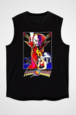 Flash Gordon Siyah Unisex  Kolsuz Tişört