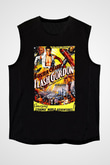 Flash Gordon Siyah Unisex  Kolsuz Tişört