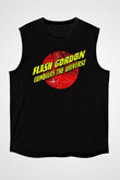 Flash Gordon Siyah Unisex  Kolsuz Tişört