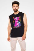 Flash Gordon Siyah Unisex  Kolsuz Tişört
