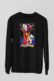 Flash Gordon Siyah Unisex  Sweatshirt