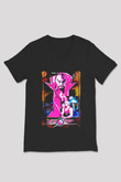 Flash Gordon Siyah Unisex  V Yaka Tişört