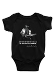 Fleetwod Mac Baskılı Unisex Siyah Bebek Body - Zıbın
