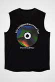 Fleetwod Mac Baskılı Unisex Siyah Kolsuz Tişört - Tshirt