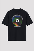 Fleetwod Mac Baskılı Unisex Siyah Oversize Tişört - Tshirt