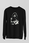 Fleetwod Mac Baskılı Unisex Siyah Sweatshirt