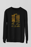 Fleetwod Mac Baskılı Unisex Siyah Sweatshirt