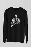 Fleetwod Mac Baskılı Unisex Siyah Sweatshirt