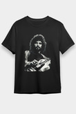 Fleetwod Mac Baskılı Unisex Siyah Tişört - Tshirt