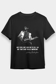 Fleetwod Mac Baskılı Unisex Siyah Tişört - Tshirt