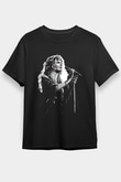 Fleetwod Mac Baskılı Unisex Siyah Tişört - Tshirt