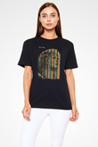 Fleetwod Mac Baskılı Unisex Siyah Tişört - Tshirt