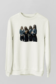 Fleshgod Apocalypse Baskılı Beyaz Unisex Sweatshirt