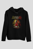 Fleshgod Apocalypse Baskılı Unisex Siyah Kapüşonlu Sweatshirt
