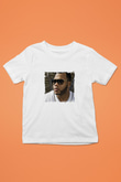 Flo Rida Baskılı Unisex Beyaz Çocuk Tişört