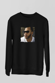 Flo Rida Baskılı Unisex Siyah Sweatshirt