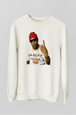 Flo Rida Beyaz Unisex Sweatshirt