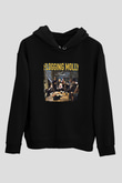 Flogging Molly Baskılı Unisex Siyah Hoodie