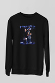 Florida Georgia Line Baskılı Unisex Siyah Sweatshirt