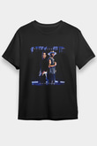 Florida Georgia Line Baskılı Unisex Siyah Tişört