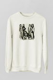 Flotsam and Jetsam Baskılı Unisex Beyaz Sweatshirt
