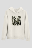 Flotsam and Jetsam Baskılı Unisex Beyaz Hoodie