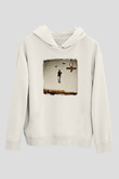 Flyleaf Baskılı Unisex Beyaz Hoodie