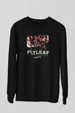 Flyleaf Baskılı Unisex Siyah Sweatshirt