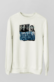 Foreigner Baskılı Unisex Beyaz Sweatshirt