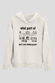 Fotoğrafçı Beyaz Unisex Kapüşonlu Sweatshirt