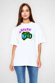 Fotoğrafçı Beyaz Unisex Oversize Tişört T-Shirt