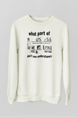 Fotoğrafçı Beyaz Unisex Sweatshirt