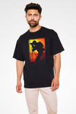 Fotoğrafçı Siyah Unisex Oversize Tişört T-Shirt
