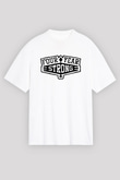 Four Year Strong Beyaz Unisex Oversize Tişört T-Shirt