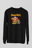 Fraggle Rock Siyah Unisex  Sweatshirt