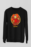 Fraggle Rock Siyah Unisex  Sweatshirt