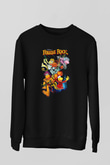 Fraggle Rock Siyah Unisex  Sweatshirt