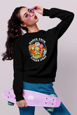 Fraggle Rock Siyah Unisex  Sweatshirt
